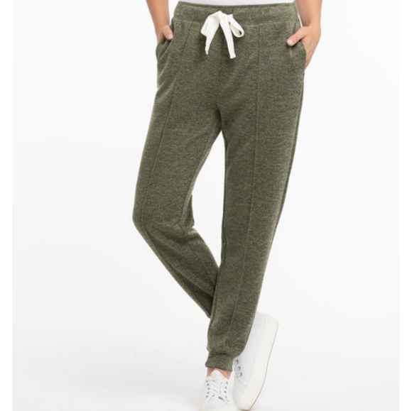 NWT Rickis Space Dye Joggers in Duffle Bag Green Size S Long - Picture 1 of 7